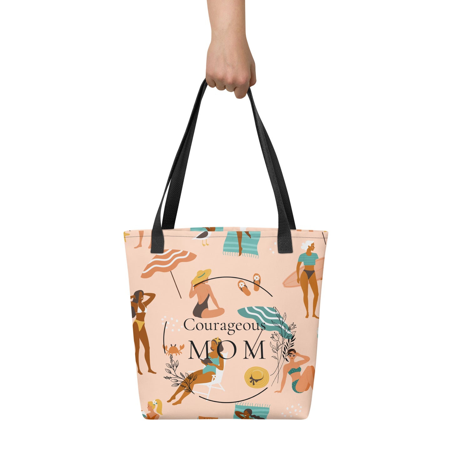 Courageous MOM Women's Empowerment Tote Bag