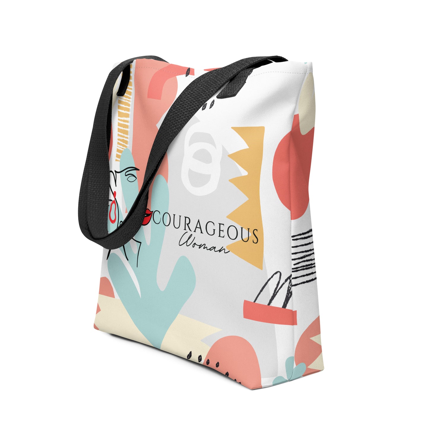 Courageous Woman Women's Empowerment Tote Bag