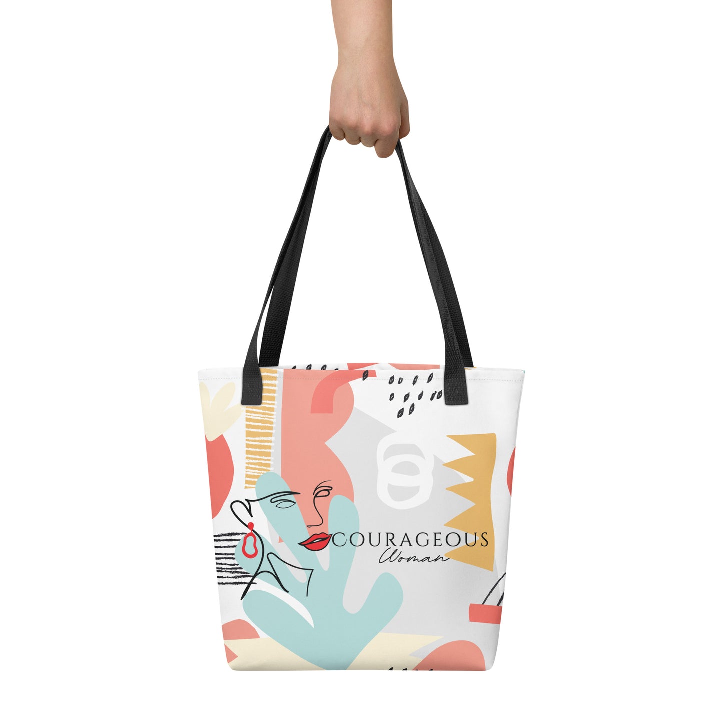 Courageous Woman Women's Empowerment Tote Bag