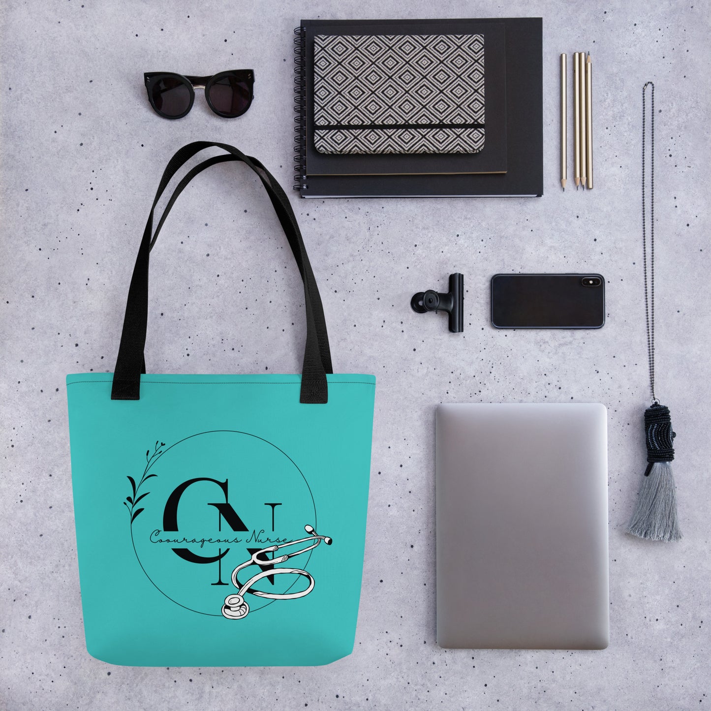 Courageous Nurse Women's Empowerment Tote Bag