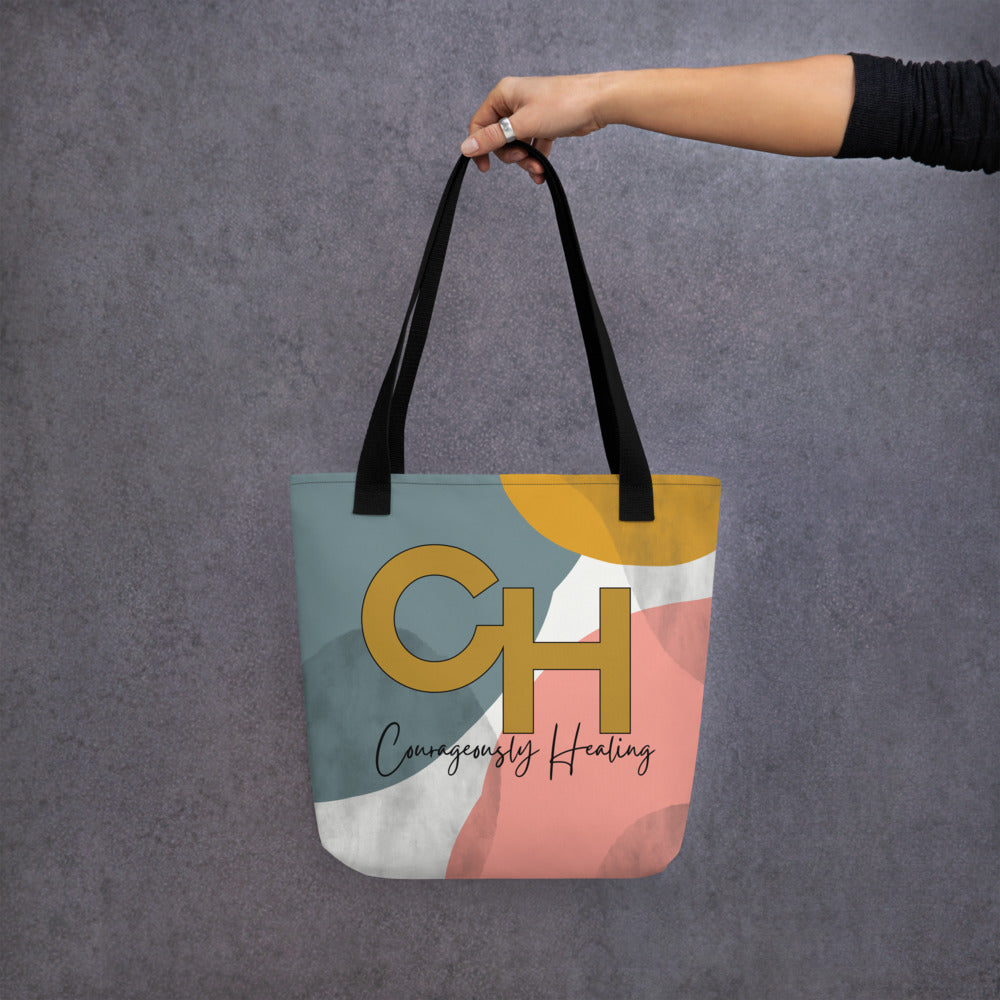 Courageously Healing Women's Empowerment Tote Bag