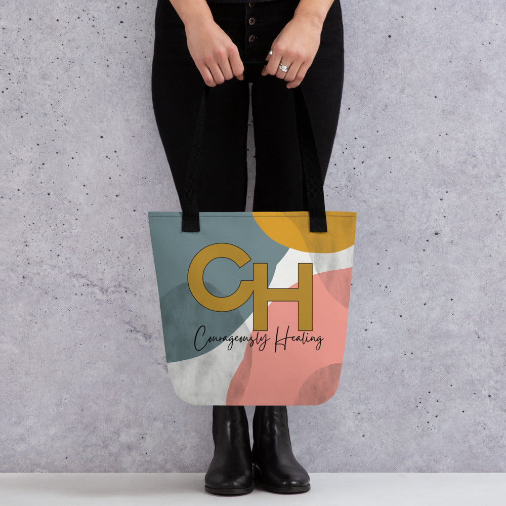 Courageously Healing Women's Empowerment Tote Bag