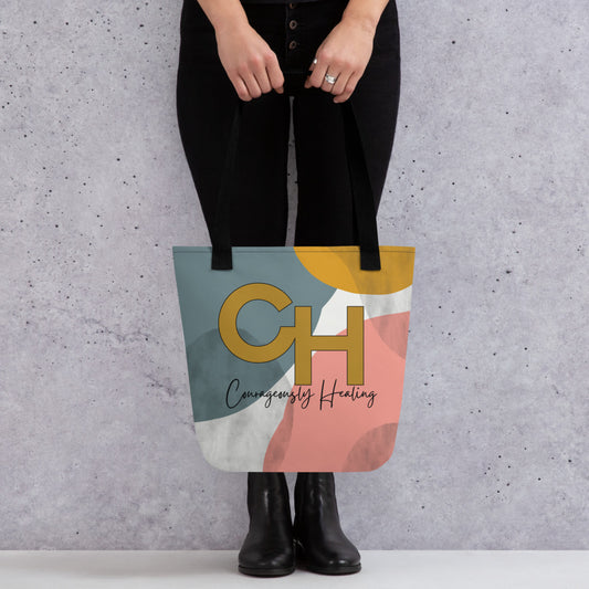 Courageously Healing Women's Empowerment Tote Bag