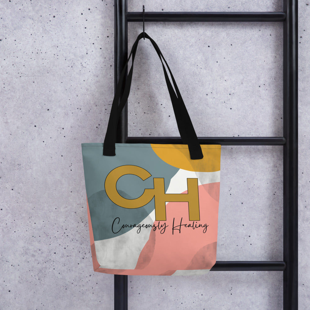 Courageously Healing Women's Empowerment Tote Bag