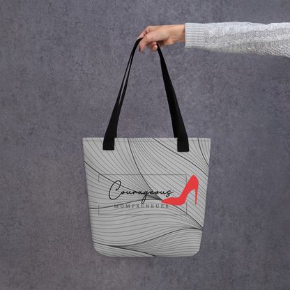 Courageous MOMpreneur Women's Empowerment Tote Bag