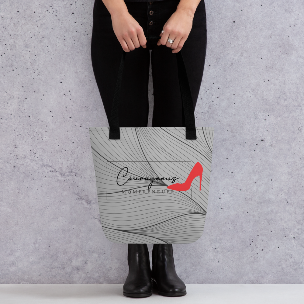 Courageous MOMpreneur Women's Empowerment Tote Bag
