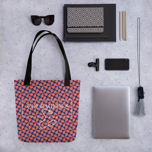 Courageous Physician Women's Empowerment Tote Bag