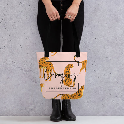 Courageous Entrepreneur Women's Empowerment Tote Bag