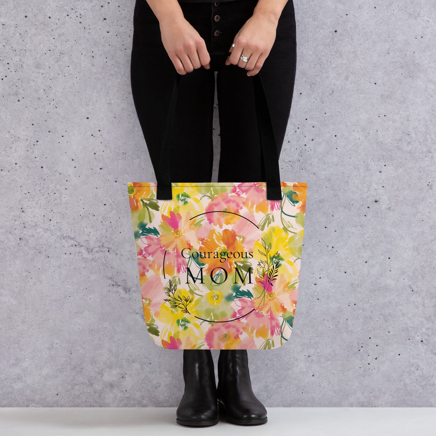 Courageous MOM Women's Empowerment Tote Bag