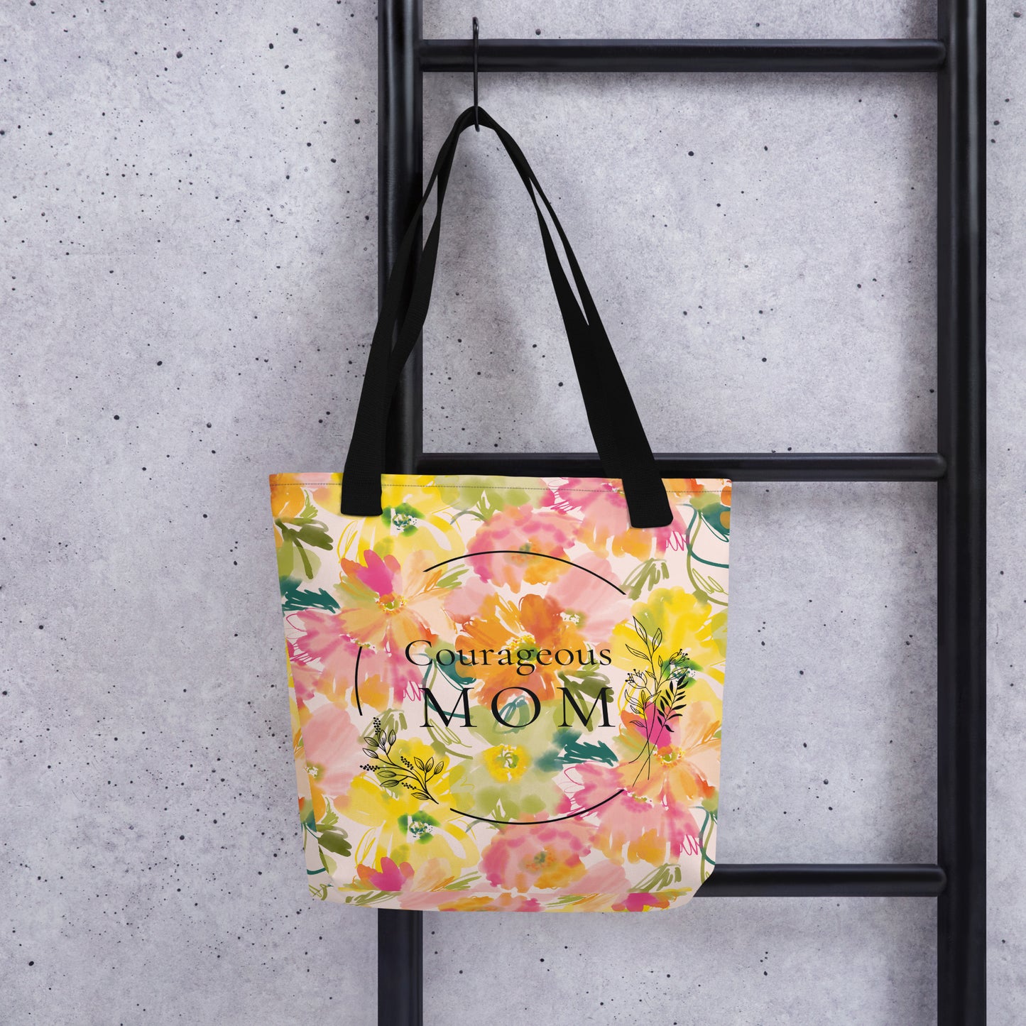 Courageous MOM Women's Empowerment Tote Bag