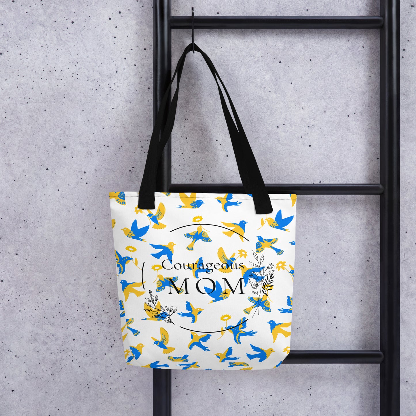 Courageous MOM Women's Empowerment Tote Bag
