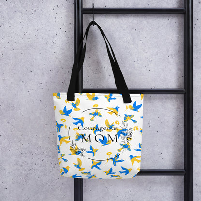 Courageous MOM Women's Empowerment Tote Bag