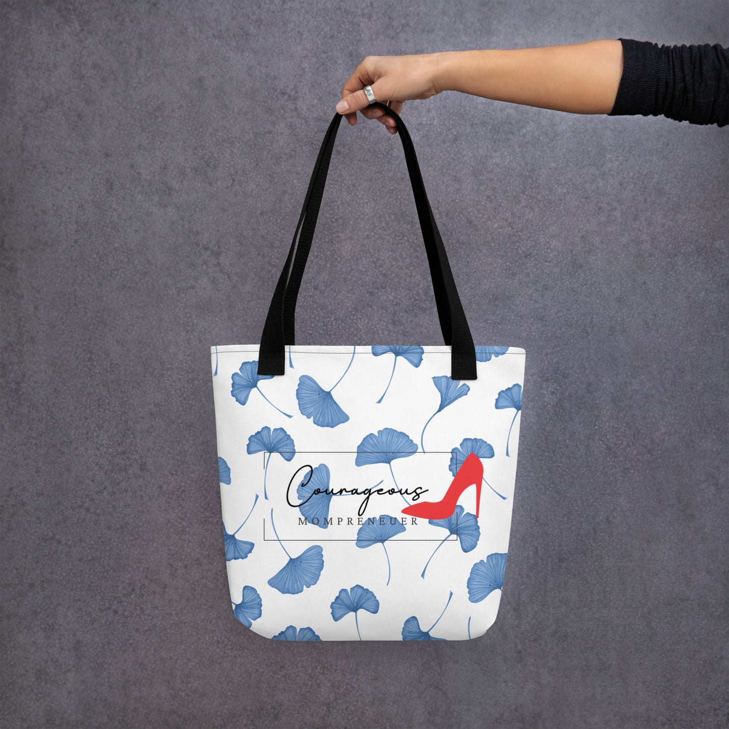 Courageous MOMpreneur Women's Empowerment Tote Bag