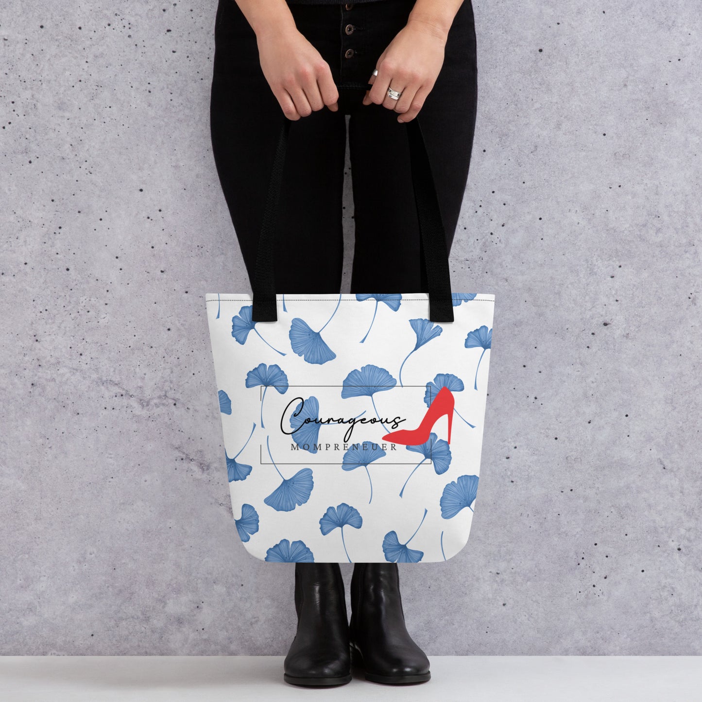 Courageous MOMpreneur Women's Empowerment Tote Bag