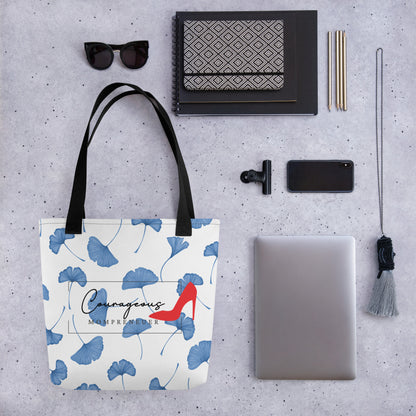 Courageous MOMpreneur Women's Empowerment Tote Bag