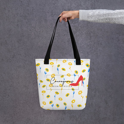 Courageous MOMpreneur Women's Empowerment Tote Bag