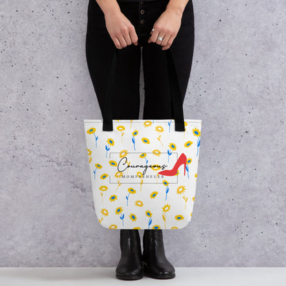 Courageous MOMpreneur Women's Empowerment Tote Bag