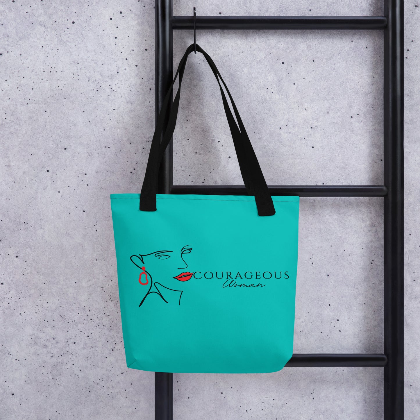 Courageous Woman Women's Empowerment Tote Bag
