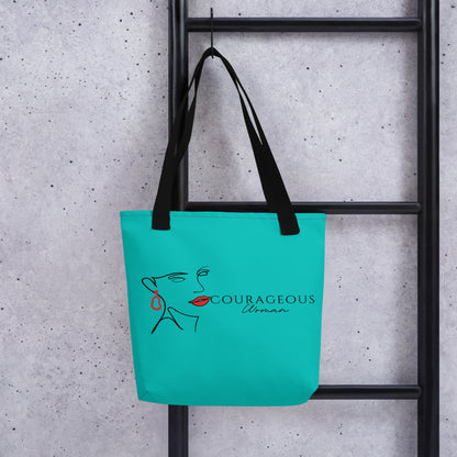 Courageous Woman Women's Empowerment Tote Bag