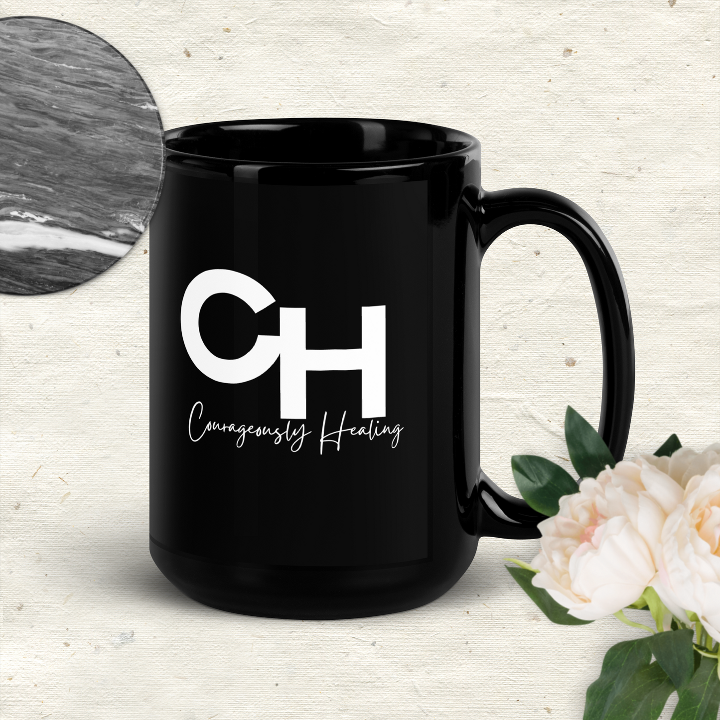 Courageously Healing Women's Empowerment Coffee Mug