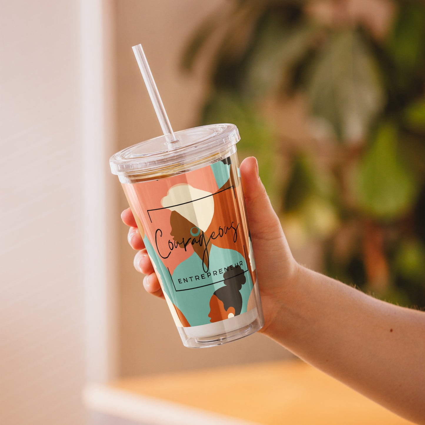 Courageous Entrepreneur Women's Empowerment Tumbler