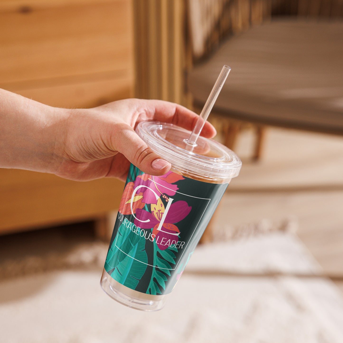 Courageous Leader Women's Empowerment Tumbler