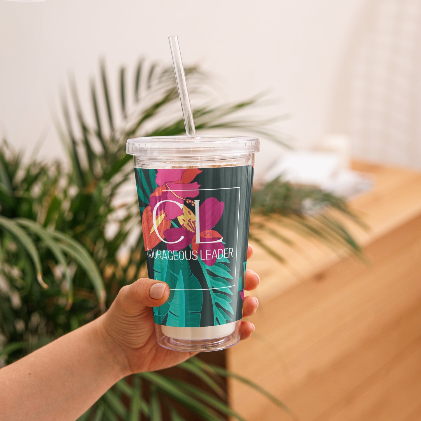 Courageous Leader Women's Empowerment Tumbler