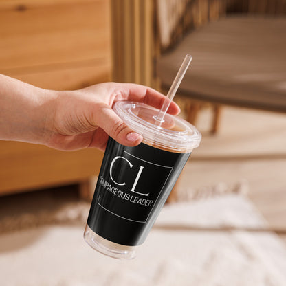 Courageous Leader Women's Empowerment Tumbler