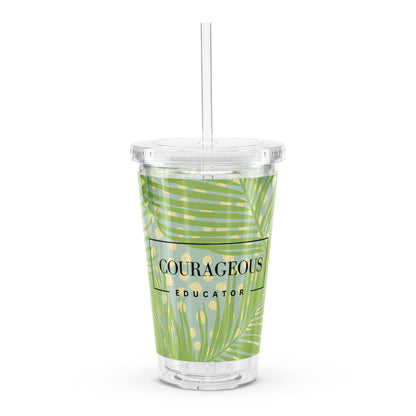 Courageous Educator Women's Empowerment Tumbler