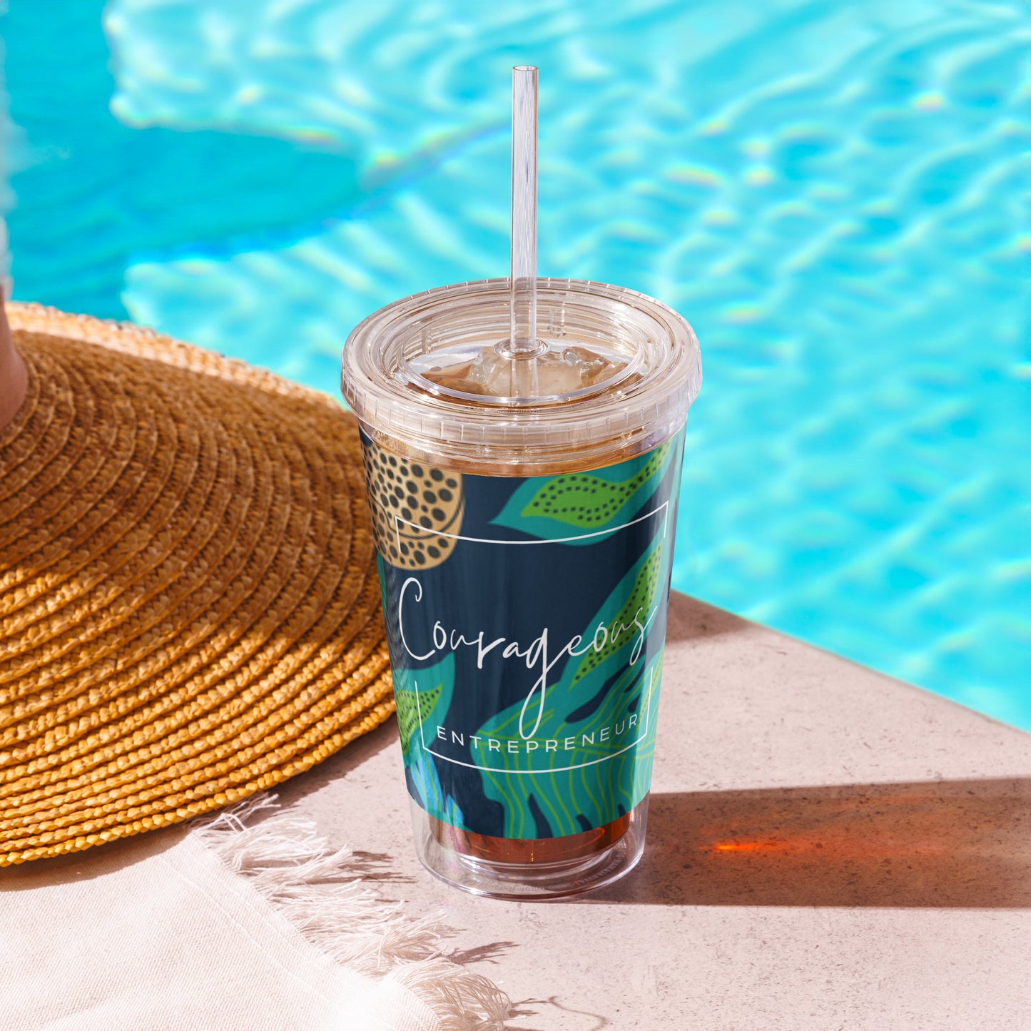 Courageous Entrepreneur Women's Empowerment Tumbler
