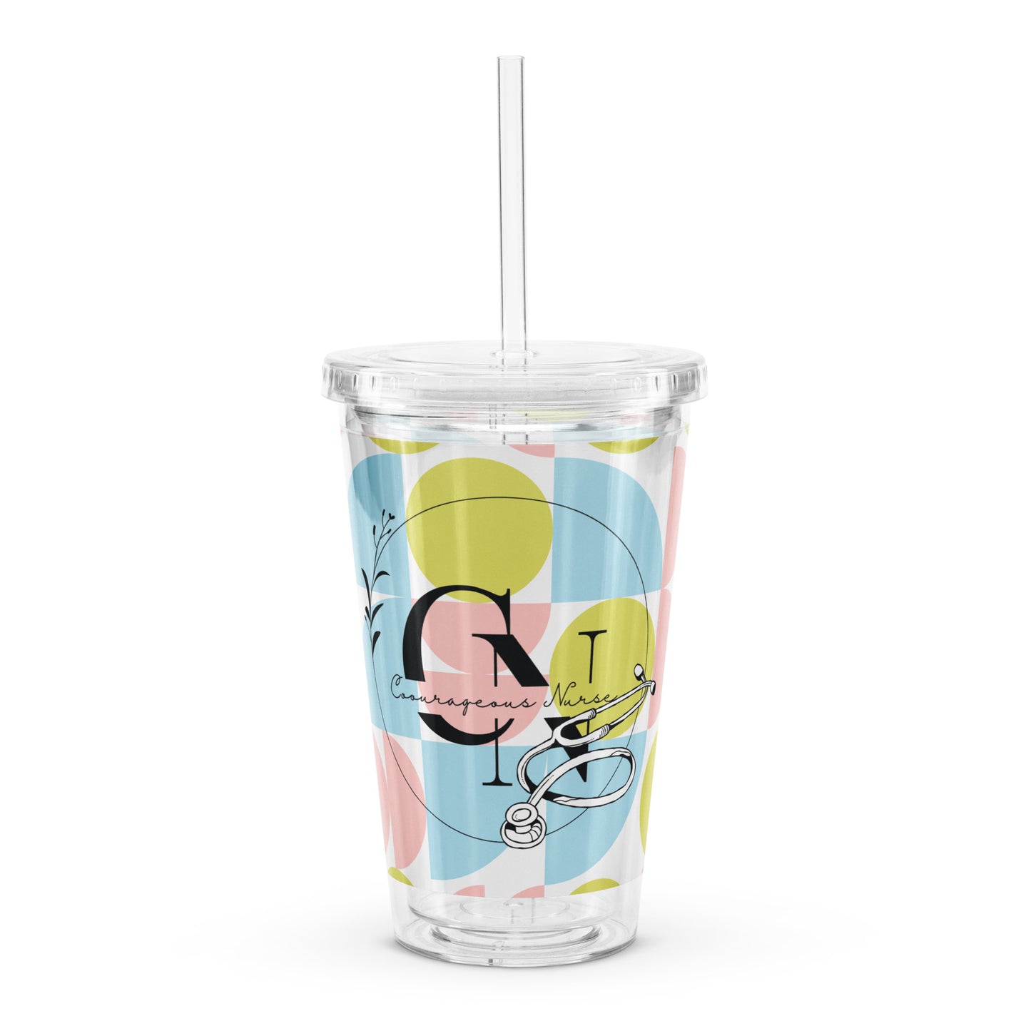Courageous Nurse Women's Empowerment Tumbler