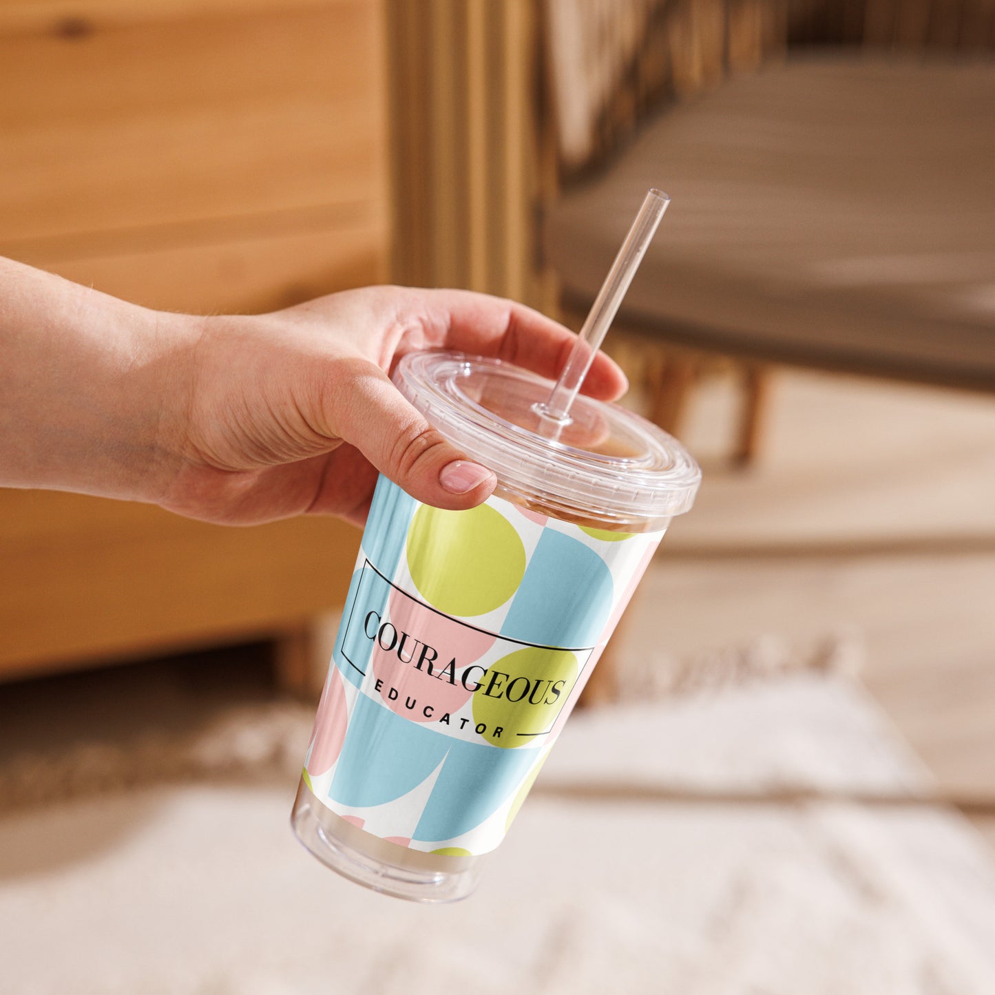 Courageous Educator Women's Empowerment  Tumbler