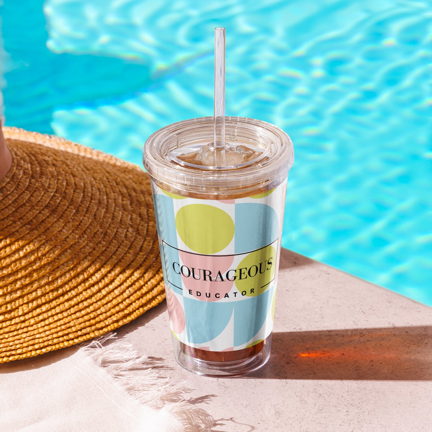 Courageous Educator Women's Empowerment  Tumbler