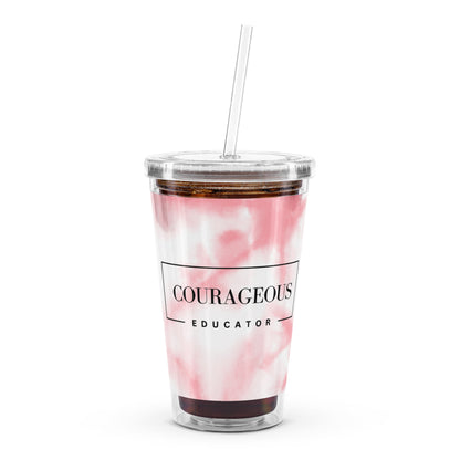 Courageous Educator Women's Empowerment Tumbler