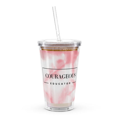 Courageous Educator Women's Empowerment Tumbler