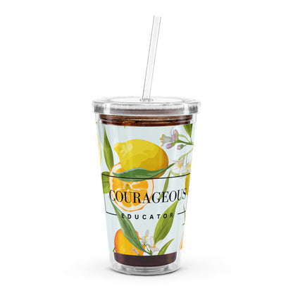 Courageous Educator Women's Empowerment Tumbler