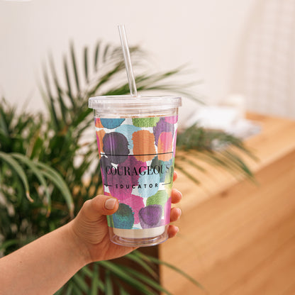 Courageous Educator Women's Empowerment Tumbler
