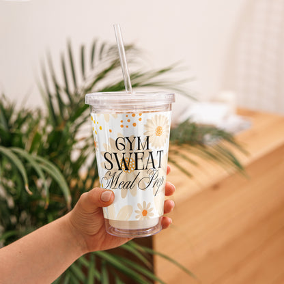Gym. Sweat. Meal Prep Women's Empowerment Tumbler