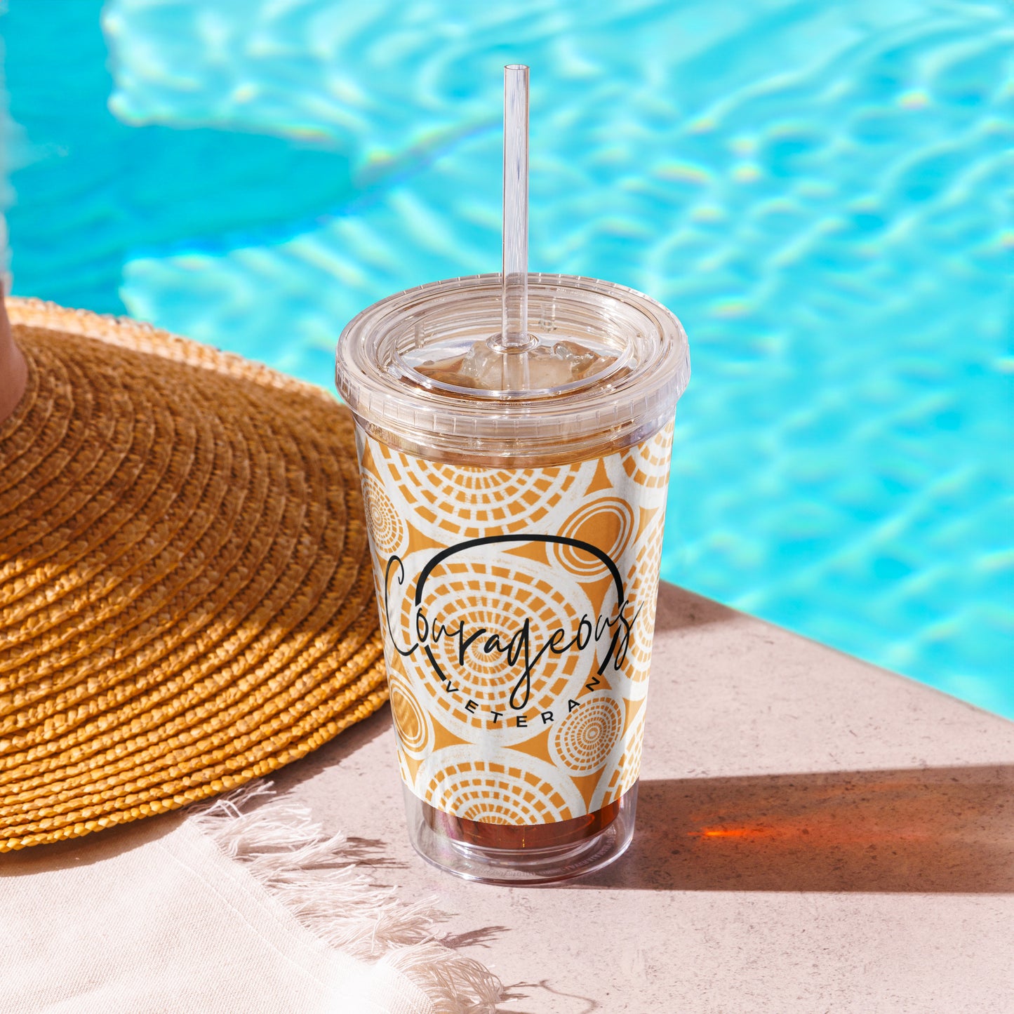 Courageous Veteran Women's Empowerment Tumbler