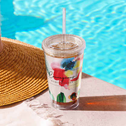 Courageous MOMpreneur Women's Empowerment Tumbler