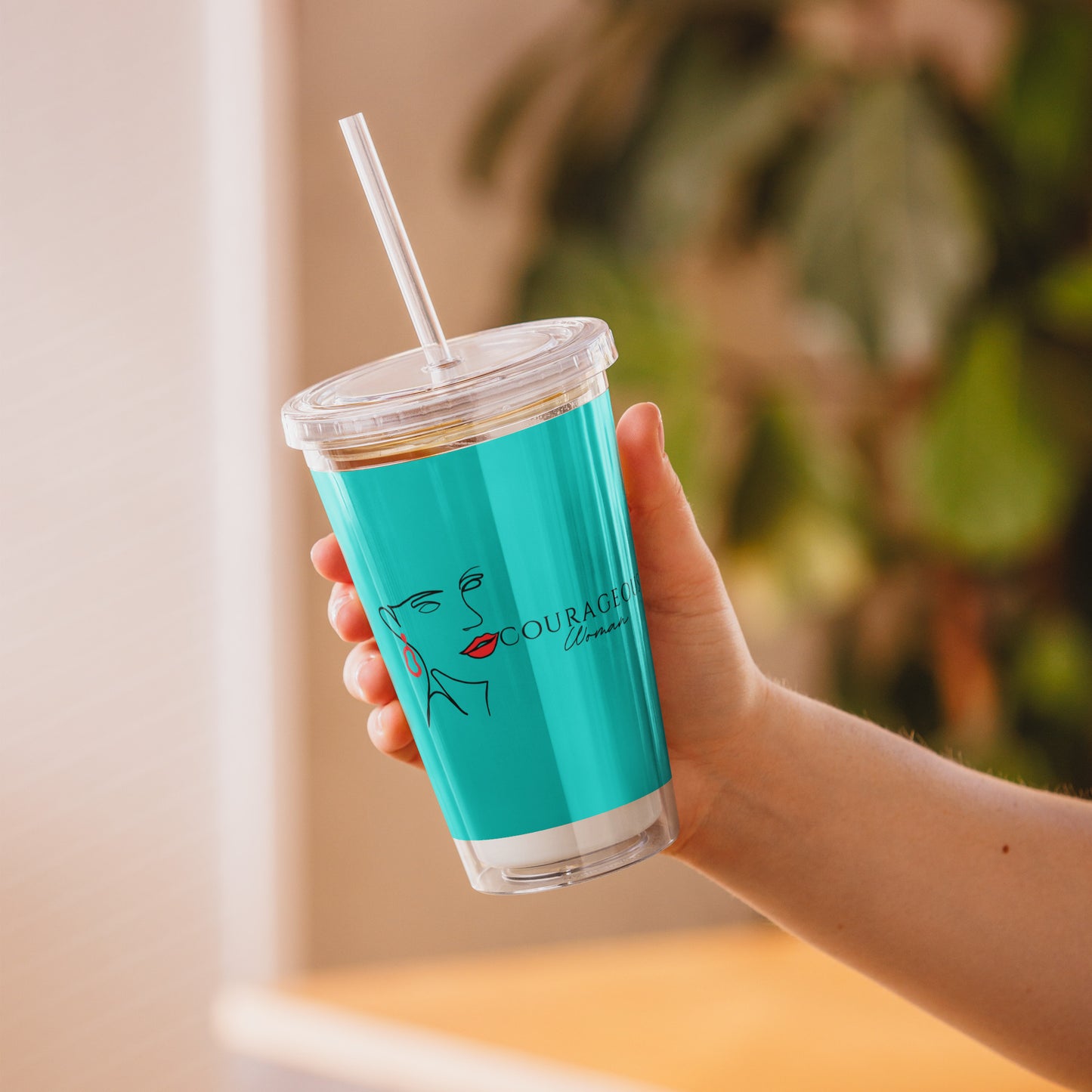 Courageous Woman Women's Empowerment Tumbler