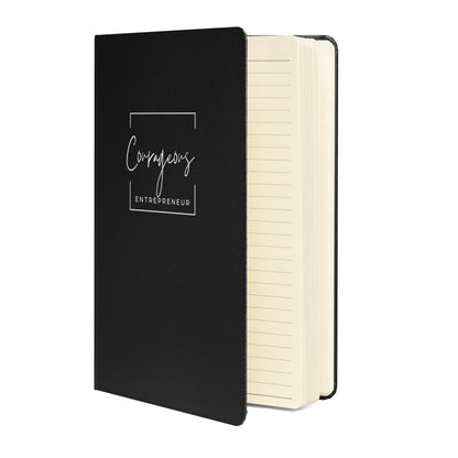 Courageous Entrepreneur Women's Empowerment Hardcover Notebook