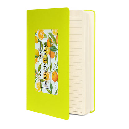 Courageous Educator Women's Empowerment Hardcover Notebook