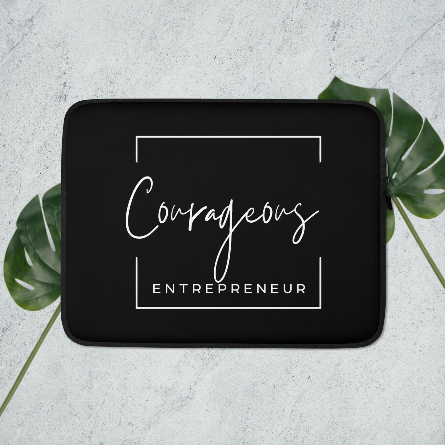 Courageous Entrepreneur Women's Empowerment Laptop Sleeve