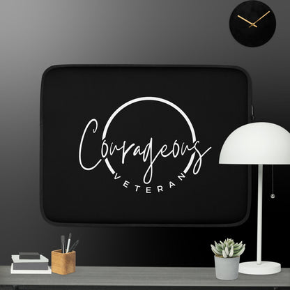 Courageous Veteran Women's Empowerment Laptop Sleeve