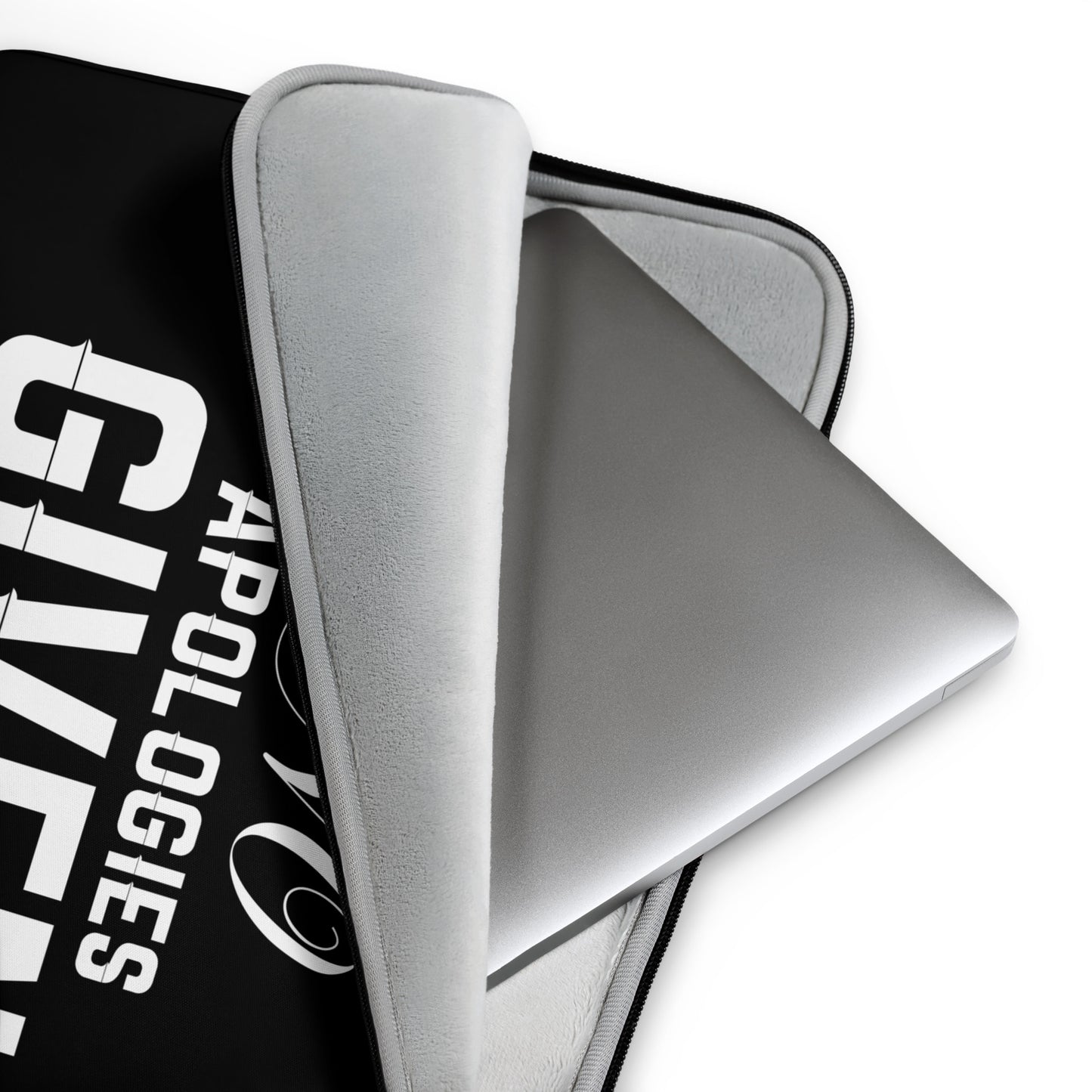 Uniquely Me No Apologies Given Laptop Sleeve