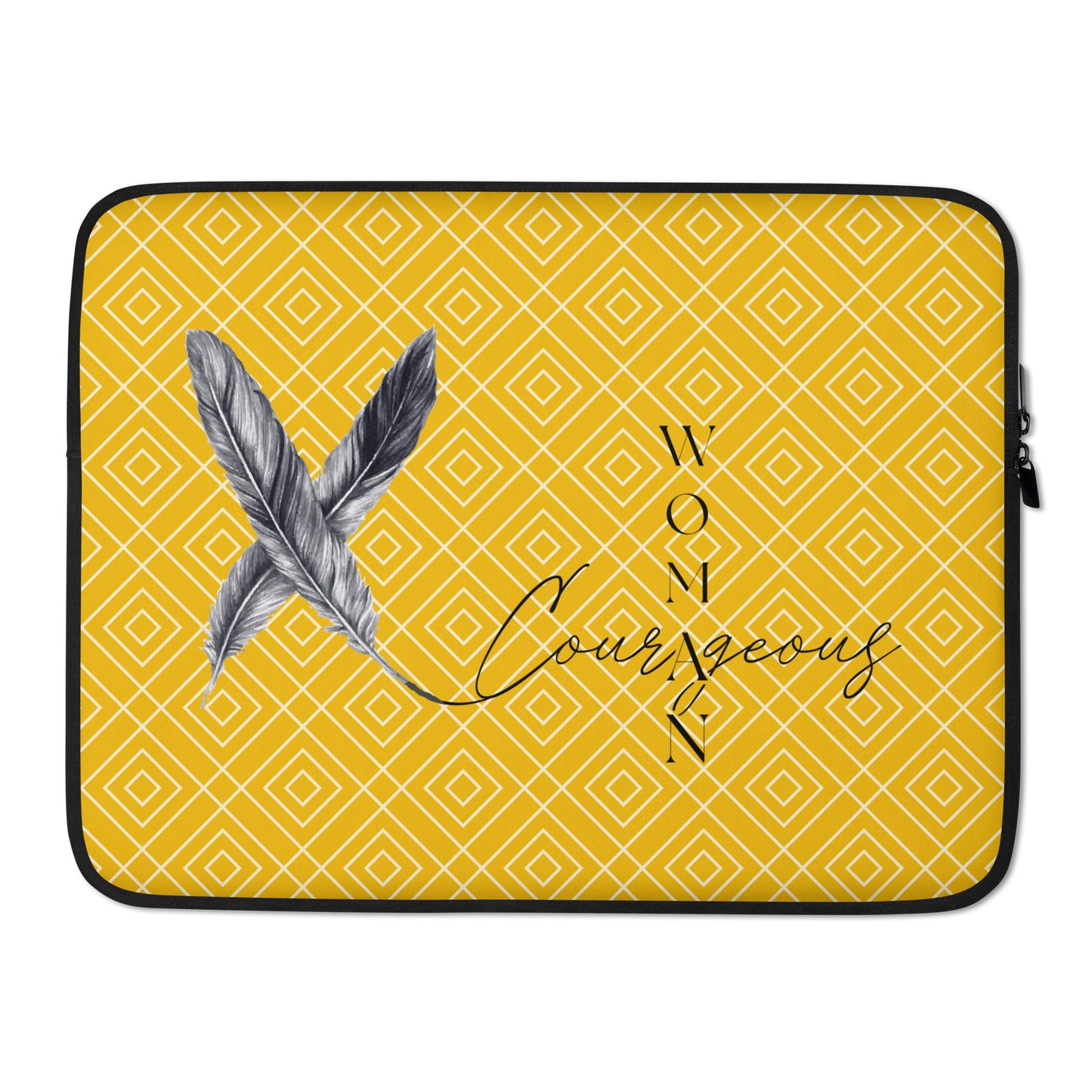 Courageous Woman Women's Empowerment Laptop Cover