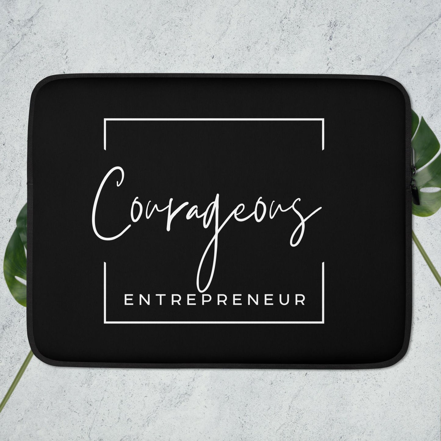 Courageous Entrepreneur Women's Empowerment Laptop Sleeve