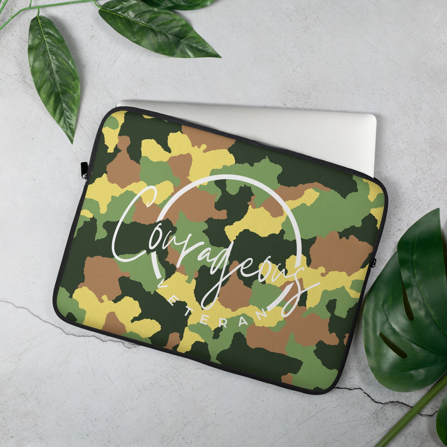 Courageous Veteran Women's Empowerment Laptop Sleeve