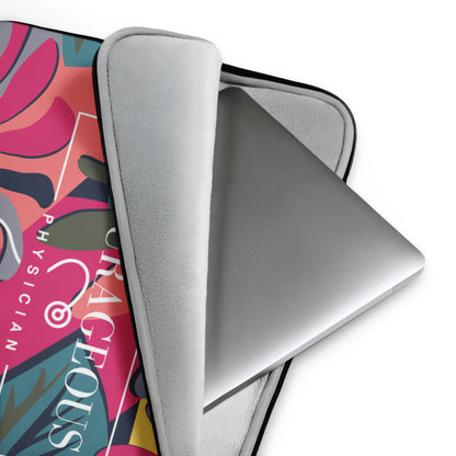 Courageous Physician Women's Empowerment Laptop Sleeve